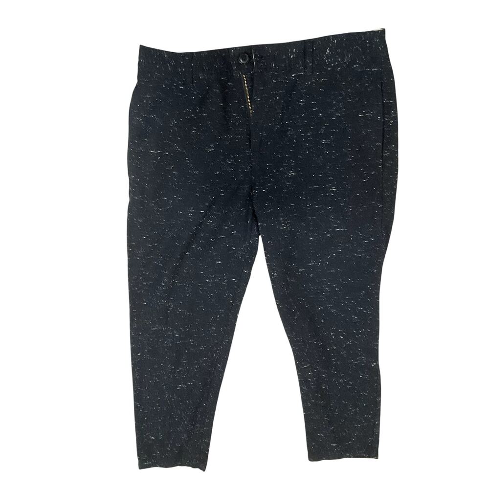 Obey Worldwide Pants Men’s 30 Black Speckled Casual Streetwear
